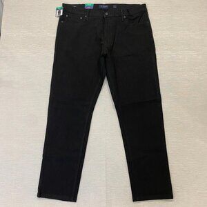 Lucky Brand 410 Jeans Mens 38 x 32 Black Denim Pants Straight Leg